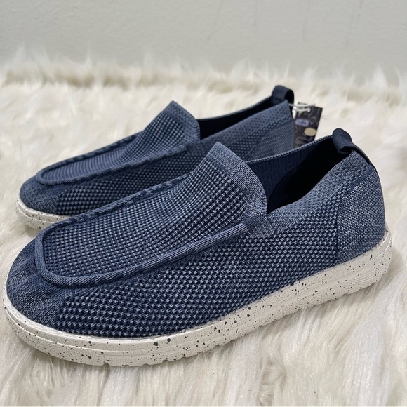 Boys Itazero Pacato Blue Loafer Slip son Size 4.5 US! - Picture 4 of 11